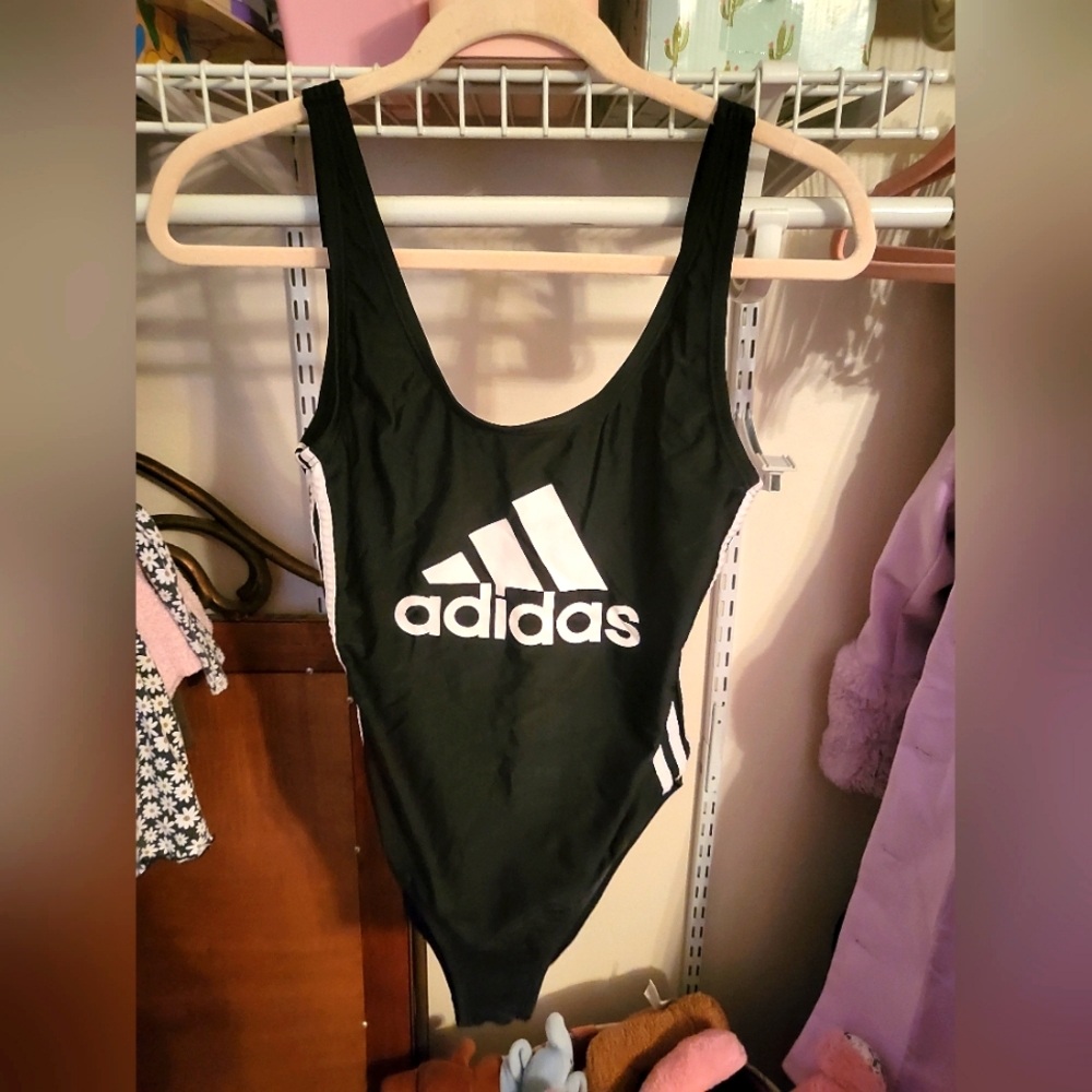Adidas backless swimsuit